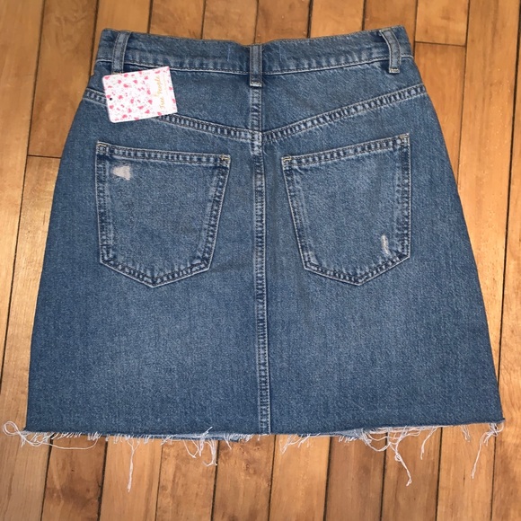 Free people we the free skirt denim - Picture 4 of 5